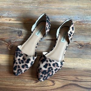 Steve Madden Cheetah Pointed Flats
